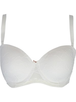Le Jardin 9350-C Balenli Desteksiz Dantelli Toparlayıcı C Kap Sütyen