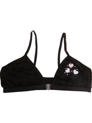 Özkan 0872 Kız Çocuk Taşlı Likralı Süprem Alıştırma Sütyeni