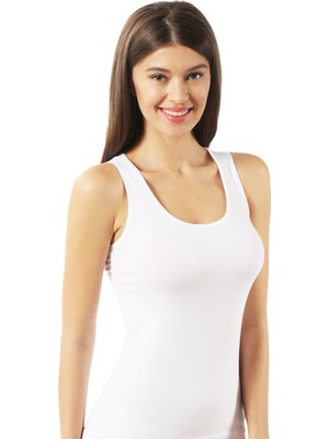 Özkan 23320 Kadın Kalın Askılı Likralı Süprem Atlet