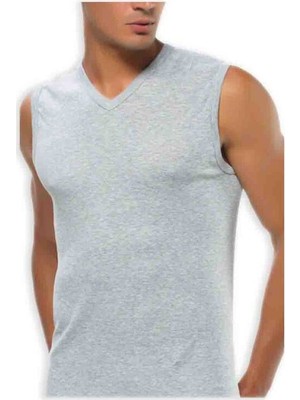 Tutku Ribana Erkek V Yaka Spor Kolsuz Atlet Fanila 3'lü