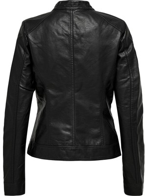 Only Onlbandıt Faux Leather Bıker Otw Noos Kadın Ceket