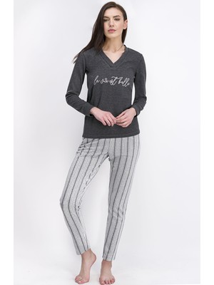 Arnetta Striped Kadın Pijama Takımı