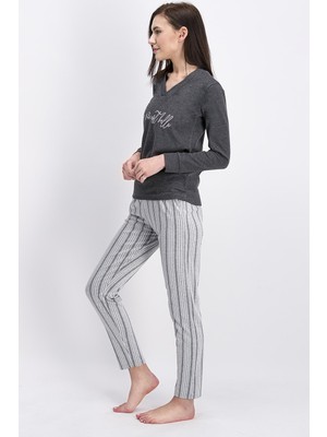 Arnetta Striped Kadın Pijama Takımı