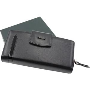 2714  Deri Kadın  Cüzdan Siyah