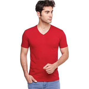 Fsm1453 Erkek V Yaka T-Shirt