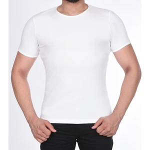 Suprem Kısa Kol  Pis Dikiş Slimfit Düz T-Shirt