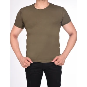 Suprem Kısa Kol  Pis Dikiş Slimfit Düz T-Shirt