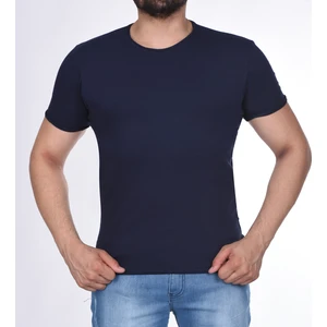 Suprem Kısa Kol  Pis Dikiş Slimfit Düz T-Shirt