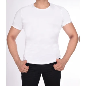Suprem Kısa Kol  Pis Dikiş Slimfit Düz T-Shirt