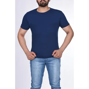 Suprem Kısa Kol  Pis Dikiş Slimfit Düz T-Shirt