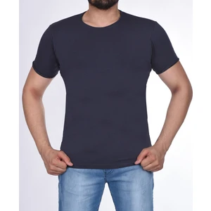 Suprem Kısa Kol  Pis Dikiş Slimfit Düz T-Shirt
