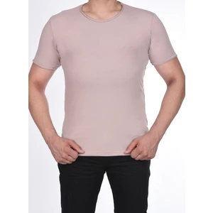 Suprem Kısa Kol  Pis Dikiş Slimfit Düz T-Shirt
