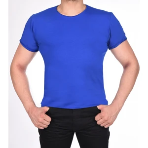 Suprem Kısa Kol  Pis Dikiş Slimfit Düz T-Shirt