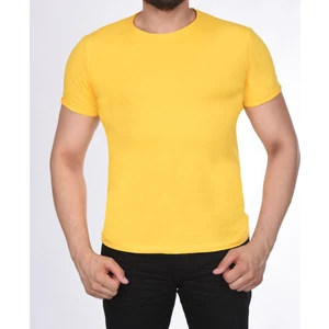 Suprem Kısa Kol  Pis Dikiş Slimfit Düz T-Shirt