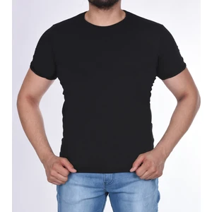 Suprem Kısa Kol  Pis Dikiş Slimfit Düz T-Shirt