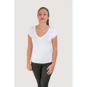 Si̇sters2hc Basic V Yaka Viskon Merserize Kumaşlı T-Shirt