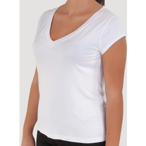Si̇sters2hc Basic V Yaka Viskon Merserize Kumaşlı T-Shirt