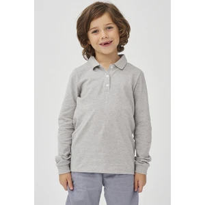 Unisex Çocuk Polo Yaka Organik Tişört
