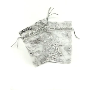 Metro Kuyumculuk Malzemeleri Kuyumcu Ziynet Kese, Ziynet Tül Kese (100 Adet) 5x7 cm