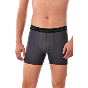 3 Adet  1252  Erkek Modal Elasthan Boxer Füme