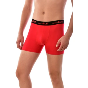 3 Adet  1252  Erkek Modal Elasthan Boxer Kırmızı