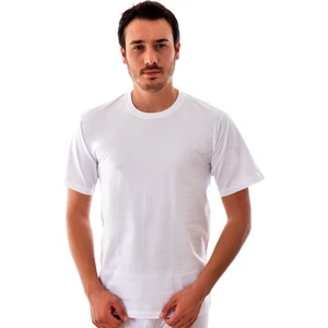 3 Adet  1301 Erkek Sıfır Yaka Elasthan Fanila Beyaz