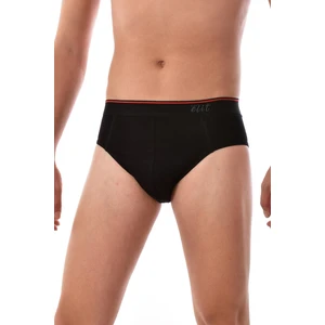 3 Adet  1351 Likralı Kemerli Elasthan Erkek Slip Siyah