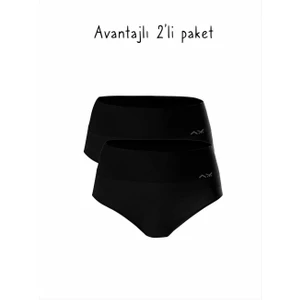 01 Siyah Külot Korse 2'li Paket