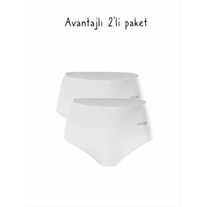 01 Beyaz Külot Korse 2'li Paket