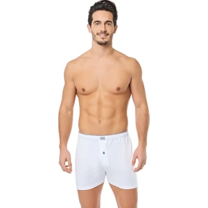 12'li Paket Penye Düz Erkek Boxer