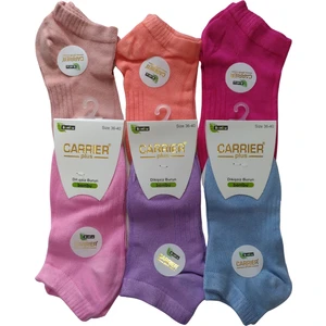 Carrier Plus Kadın Bambu Uzun Patik Çorap 6 Çift