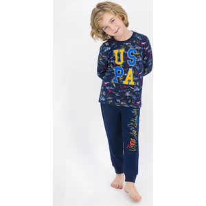 U.S. Polo Assn.   Lisanslı Erkek Çocuk Pijama Takımı
