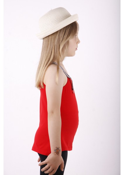 Kız Çocuk Omuz Şerit Aksesuarlı Atlet fiyatları