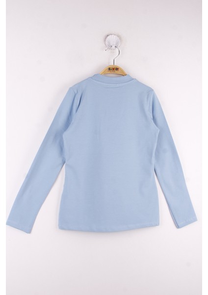 Kız Çocuk Ön Dantelli Okul T-Shirt fiyatları