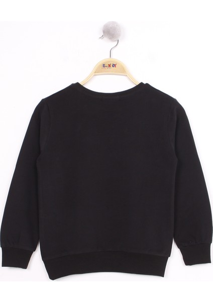 Erkek Çocuk Uçak Baskılı Sweatshirt