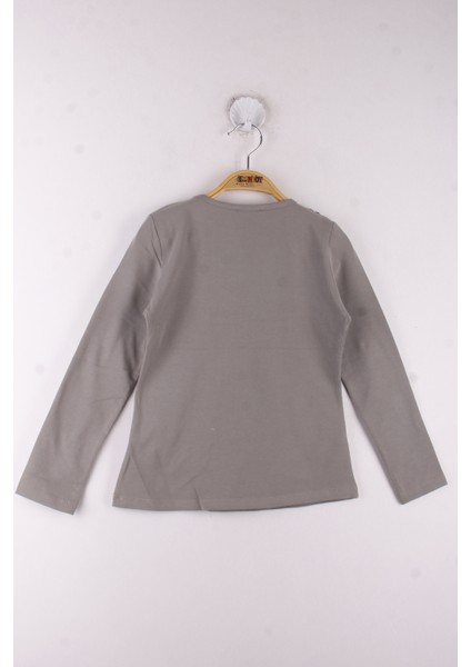 Kız Çocuk Yaka Dantel Detaylı Tişört fiyatları