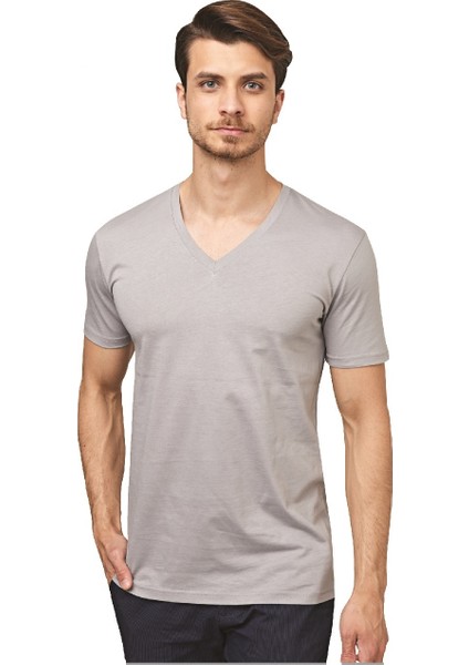 Erkek V Yaka T-Shirt