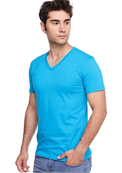 Erkek V Yaka T-Shirt