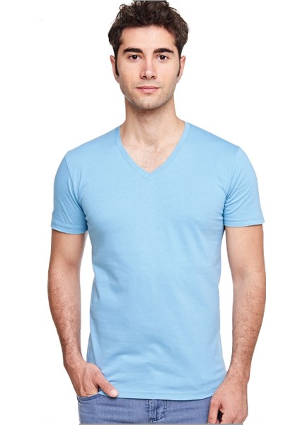 Erkek V Yaka T-Shirt