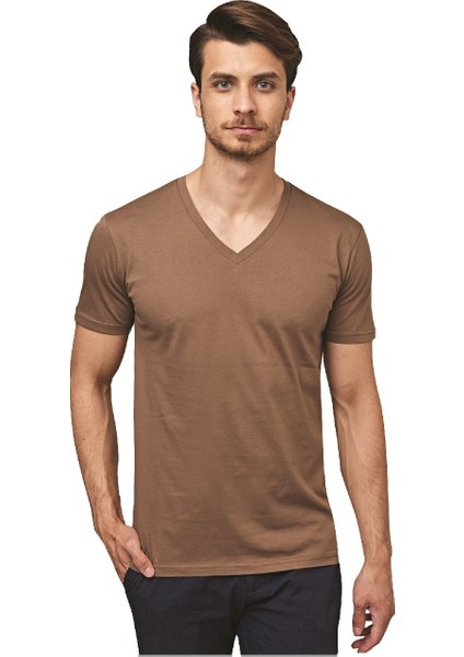 Erkek V Yaka T-Shirt
