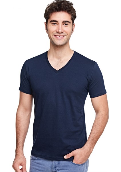 Erkek V Yaka T-Shirt