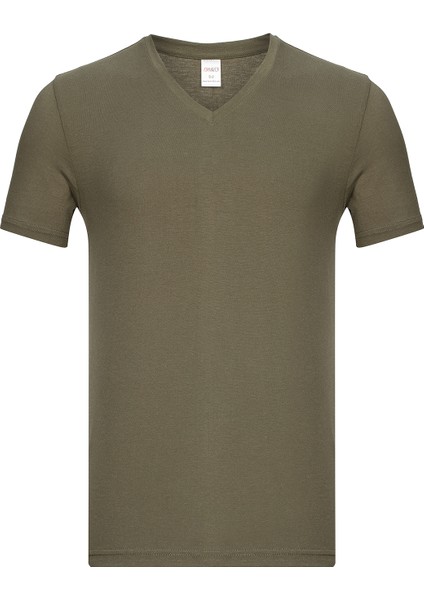 Erkek V Yaka T-Shirt
