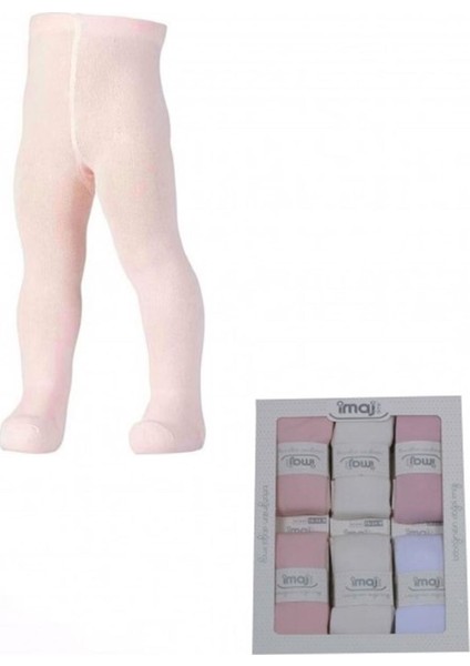 Penye Düz Külotlu Çorap Kız Bebek Giyim