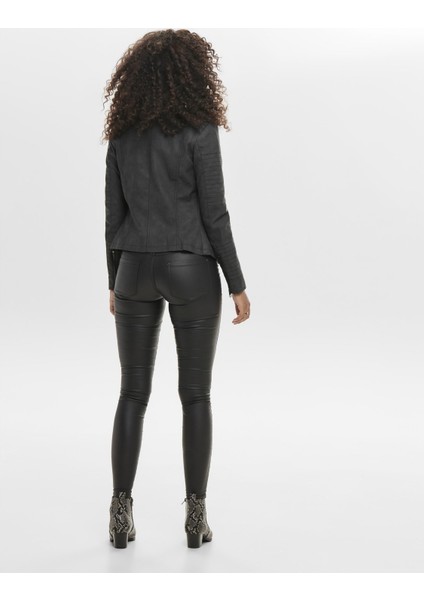 Onlava Faux Leather Bıker Otw Noos