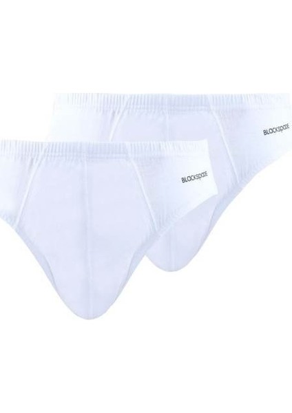 Erkek Slip Külot 2'li Paket Loose Fit 9627 - Beyaz