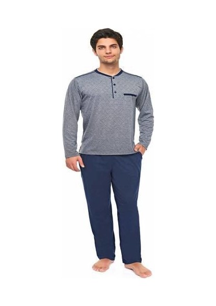 Erkek Uzun Kol Pijama Takım 8311
