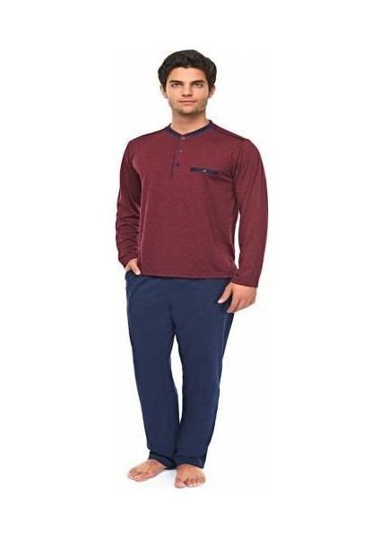 Erkek Uzun Kol Pijama Takım 8311