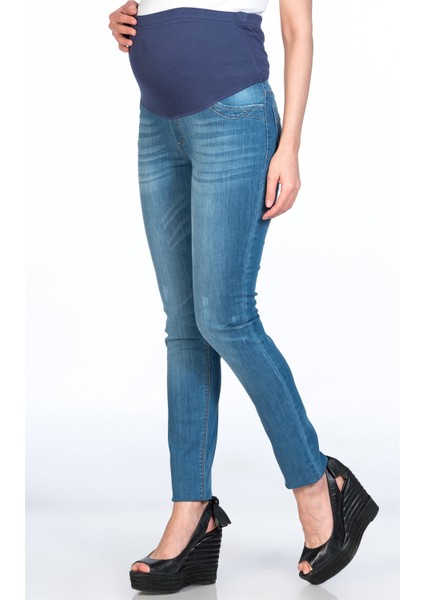 Hamile Skınny Battal Boy Jean