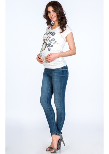 Hamile Baskılı T-Shirt