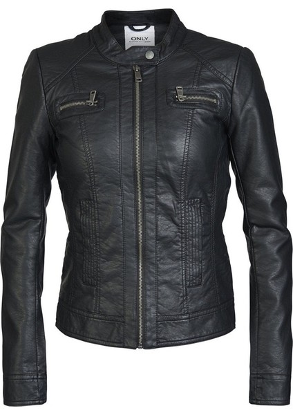 Deri Ceket Onlbandit Faux Leather Biker 15081400-Blk